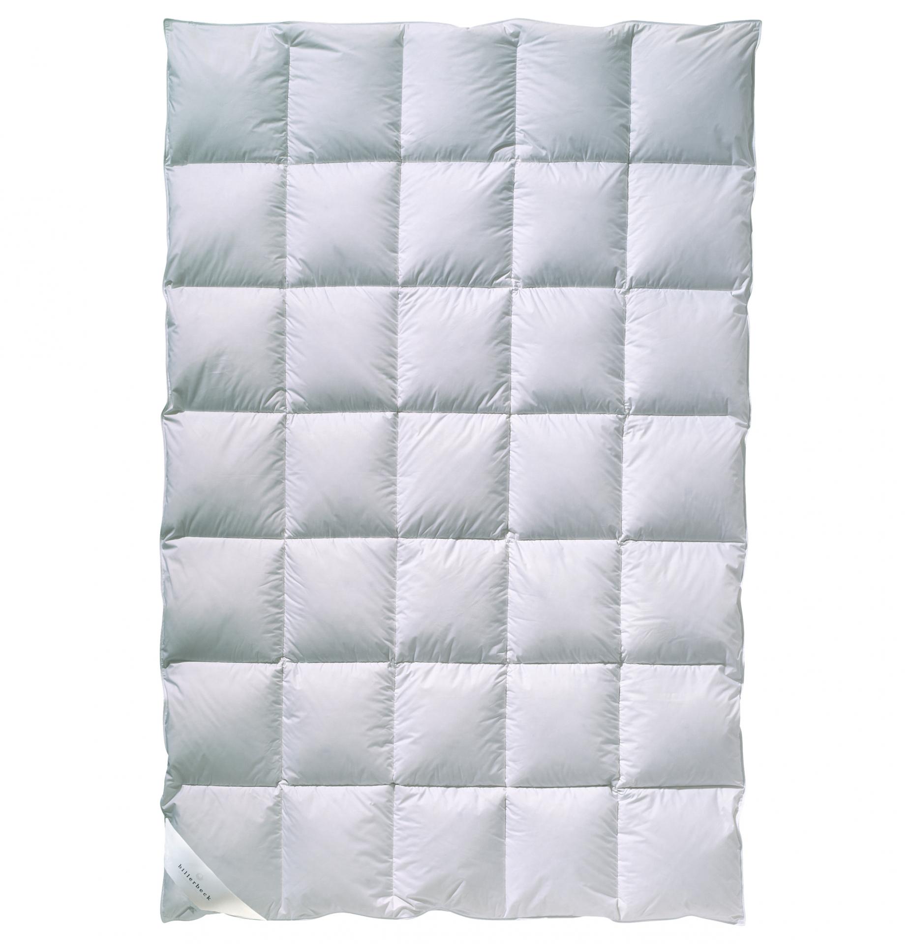 billerbeck Daunendecke Dorothea 90 in Größe 135x200 cm, Wärmestufe mittel, gesteppte Decke in Weiß