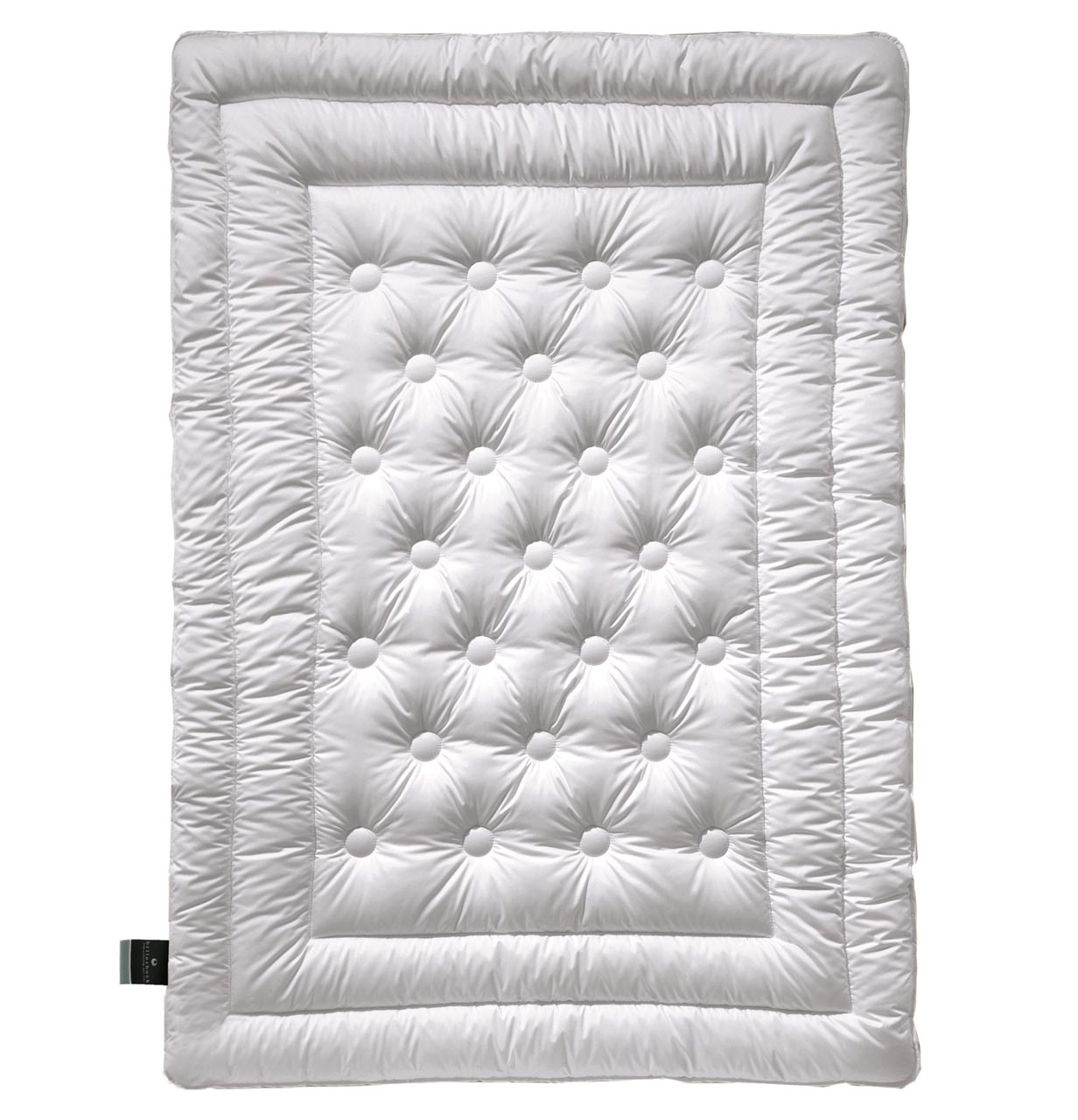 Naturdecke Brilliant aus Kamelhaar von billerbeck, in Größe 135x200 cm, weiß, gesteppt